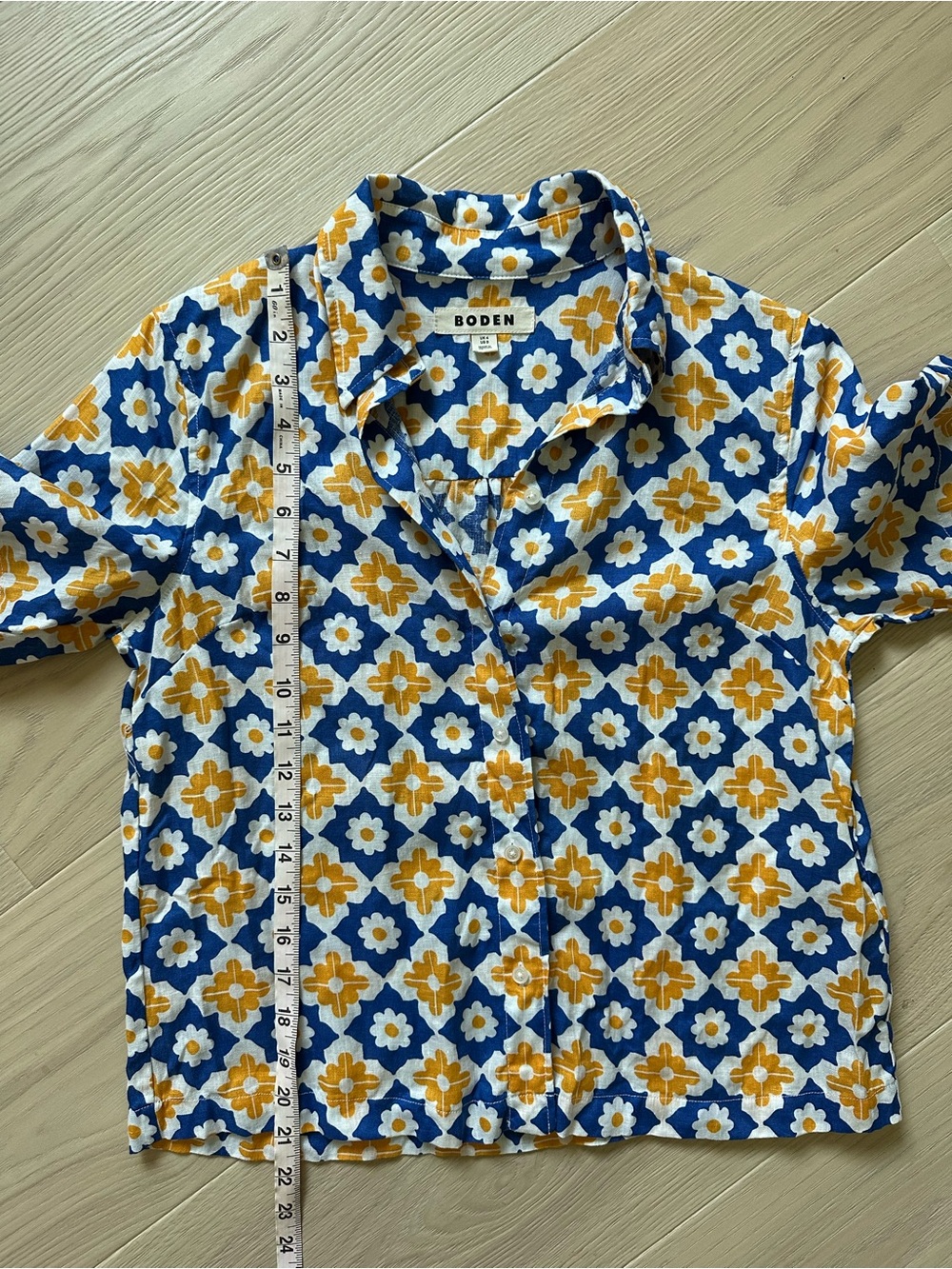 Boden Hazel short sleeve linen shirt - Picture 7 of 9